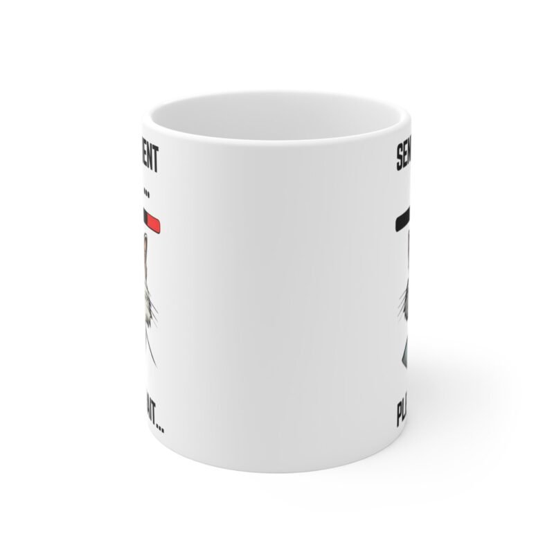 Funny Senior Cat Mug – Senior Moment Downloading Please Wait – Gift for Cat Lovers And Pet Owners - Image 2