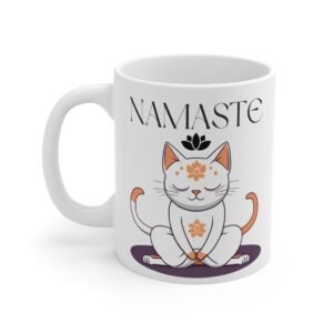 Cat Yoga Mug-Palacepals