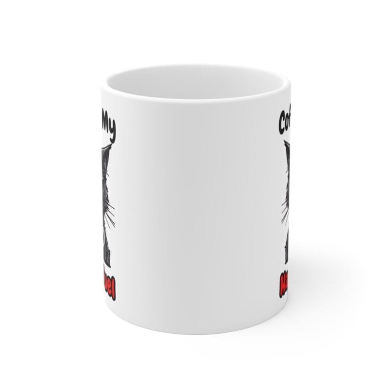 Grumpy Cat Coffee Mug – Palacepals Funny Pet Lover Gift – Coffee Is My Happy Fuel Cat Cup for Cat Moms And Coffee Lovers - Image 2