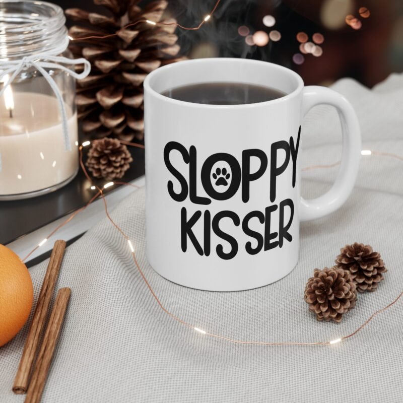 Sloppy Kisser Dog Lover Mug – Palacepals Funny Pet Coffee Cup | Gift for Dog Moms And Dog Dads | Cute Puppy Mug for Pet Owners - Image 4