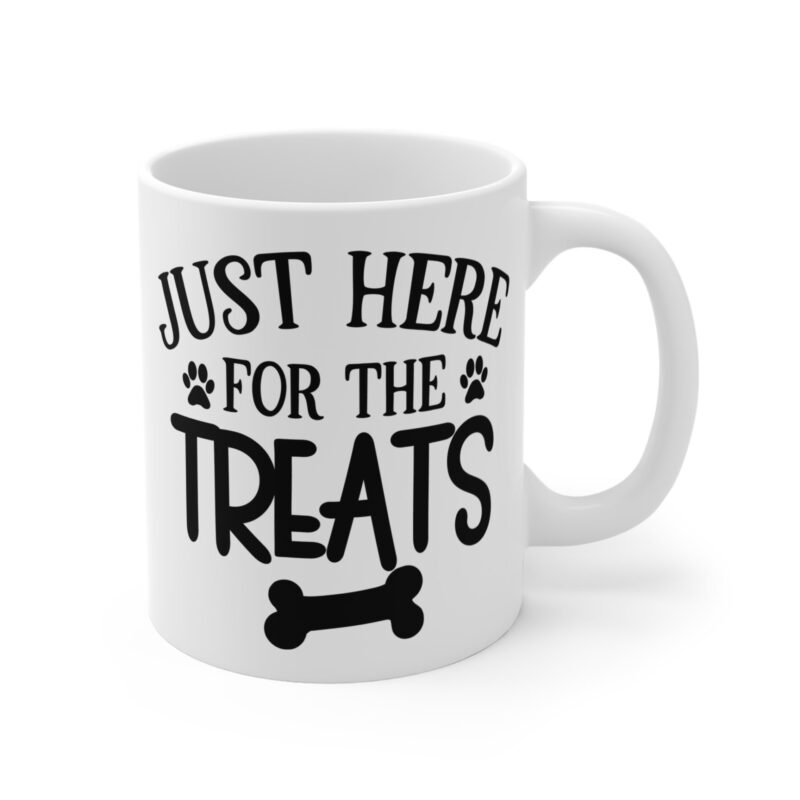 Just Here for the Treats Mug – Palacepals Funny Pet Lover Coffee Cup | Dog And Cat Treat Lover Gift | Cute Mug for Pet Parents - Image 3