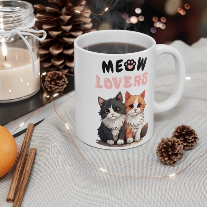 Meow Lovers Kitten Mug – Palacepals Cute Cat Coffee Cup - Image 4