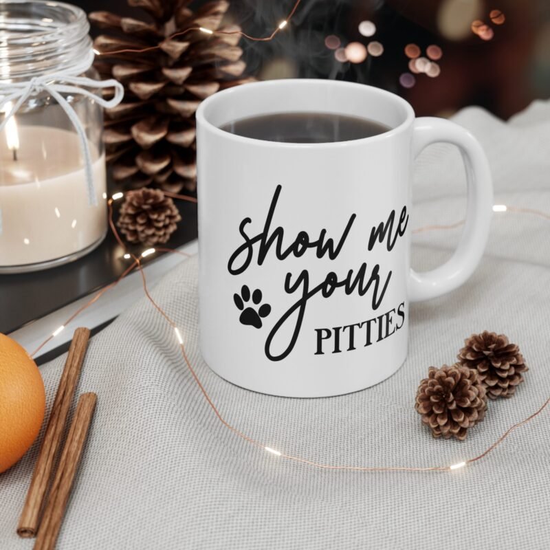 Show Me Your Pitties Mug – Palacepals Funny Pitbull Lover Coffee Cup | Gift for Dog Moms & Pit Bull Owners - Image 4