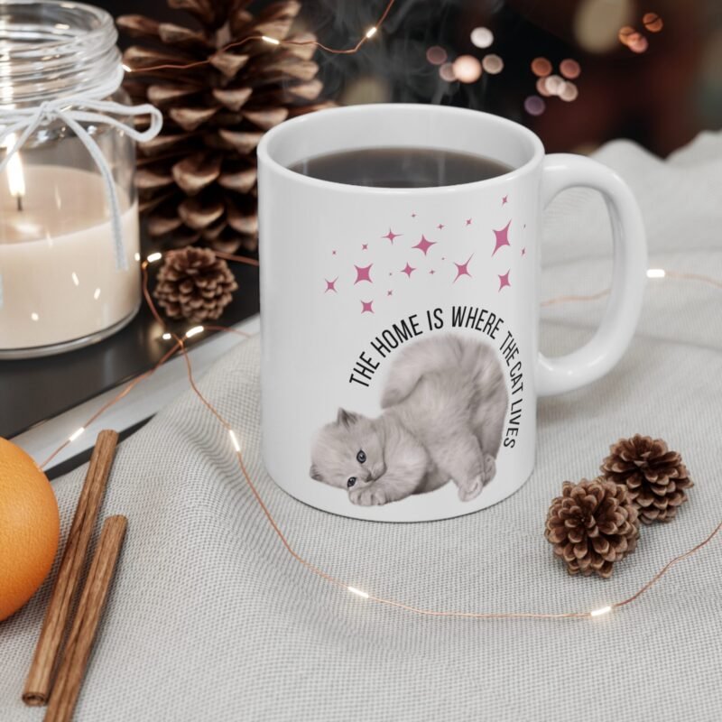 Funny Retired Cat Mug – Palacepals Who Cares I’m Retired Coffee Cup – Perfect Gift for Cat Lovers And Retirees - Image 4