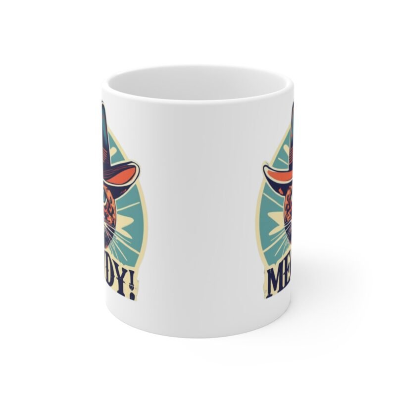 Meowdy Cowboy Cat Mug – Palacepals Funny Western Coffee Cup for Cat Lovers And Country Fans - Image 2