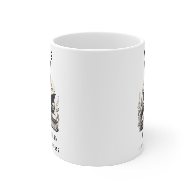 Funny Cat Mug for Book Lovers – Nerd? I Prefer Intellectual Badass – Cute Gift for Cat Lovers And Readers - Image 2