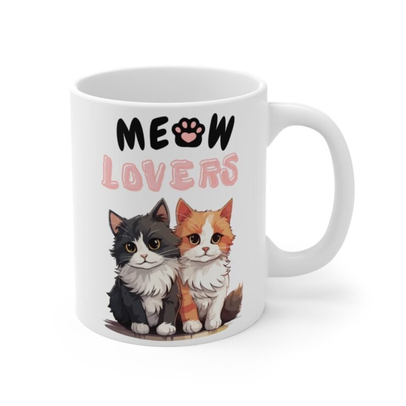 Meow Lovers Kitten Mug – Palacepals Cute Cat Coffee Cup - Image 3