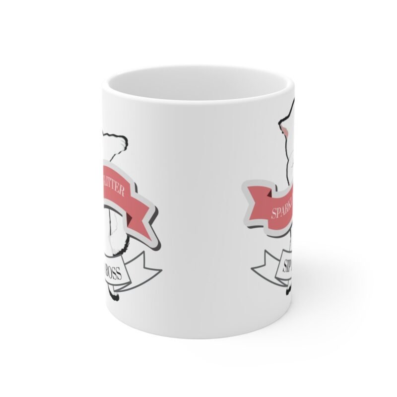 Funny Cat Dabbing Mug – Sparkle Like Glitter Sip Like a Boss – Cute Coffee Cup for Cat Lovers And Pet Owners - Image 2