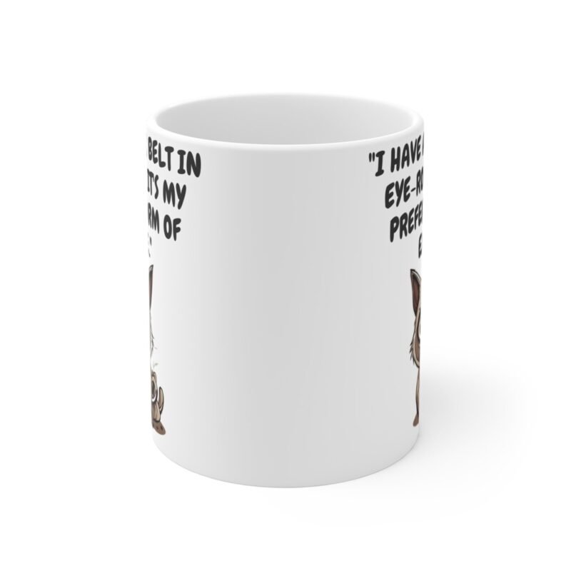 Funny Cat Coffee Mug – Palacepals Sarcastic Cat with Coffee | Black Belt in Eye Rolling | Gift for Cat Lovers And Coffee Drinkers - Image 2