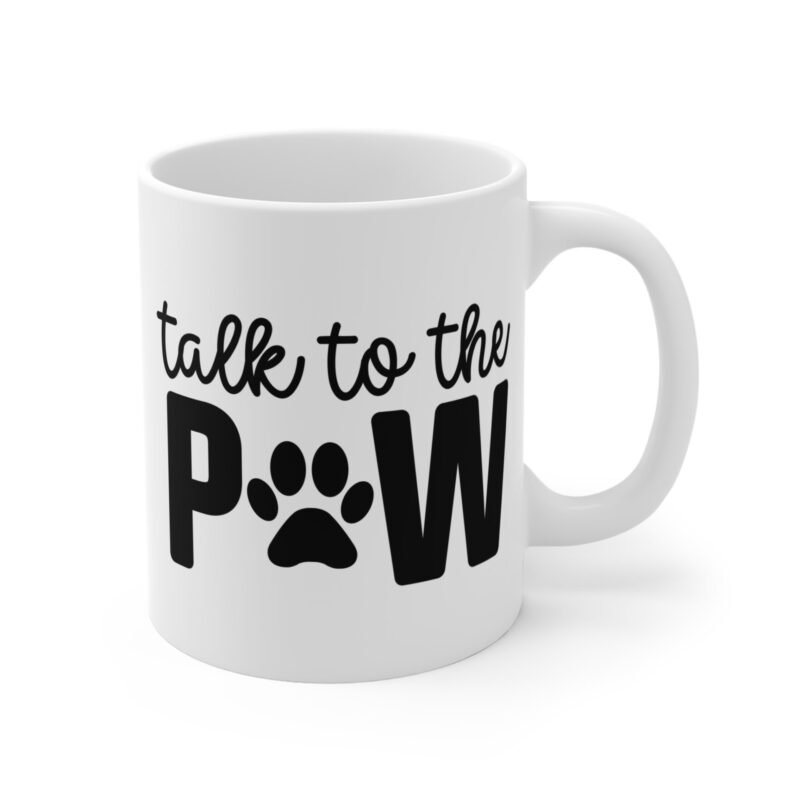 Talk to the Paw Mug – Palacepals Funny Cat And Dog Lover Coffee Cup | Cute Pet Lover Gift for Animal Owners And Pet Parents - Image 3