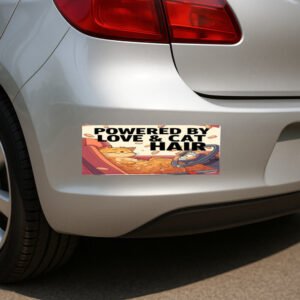 Cat Hair Bumper Sticker Palacepals