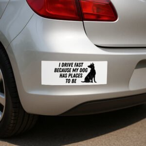 Funny Dog Lover Bumper Sticker