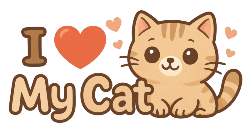 I Love My Cat Bumper Sticker – Cute Cat Lover Car Decal for Pet Owners - Image 2
