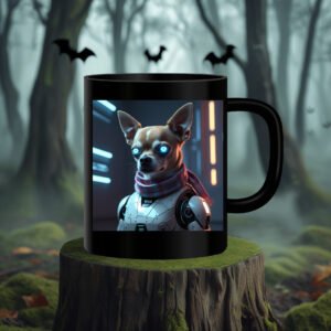 Halloween dog mug