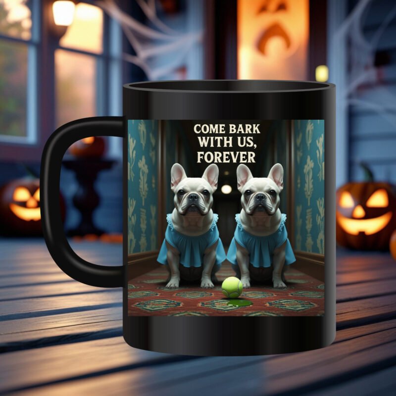 Halloween dog mug