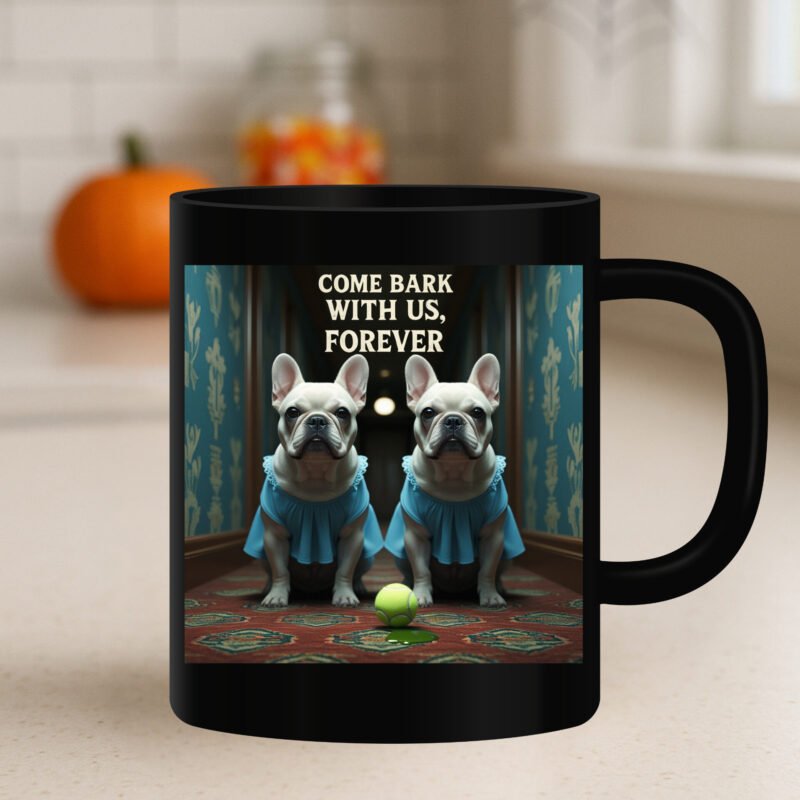 Halloween dog mug