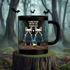 Halloween dog mug