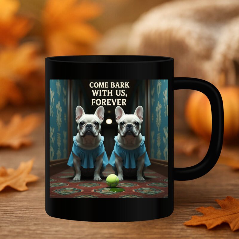 Halloween dog mug