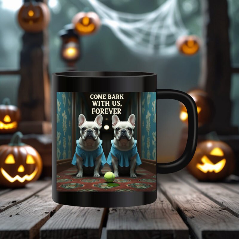 Halloween dog mug