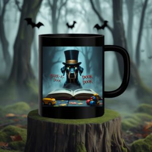 Halloween dog mug