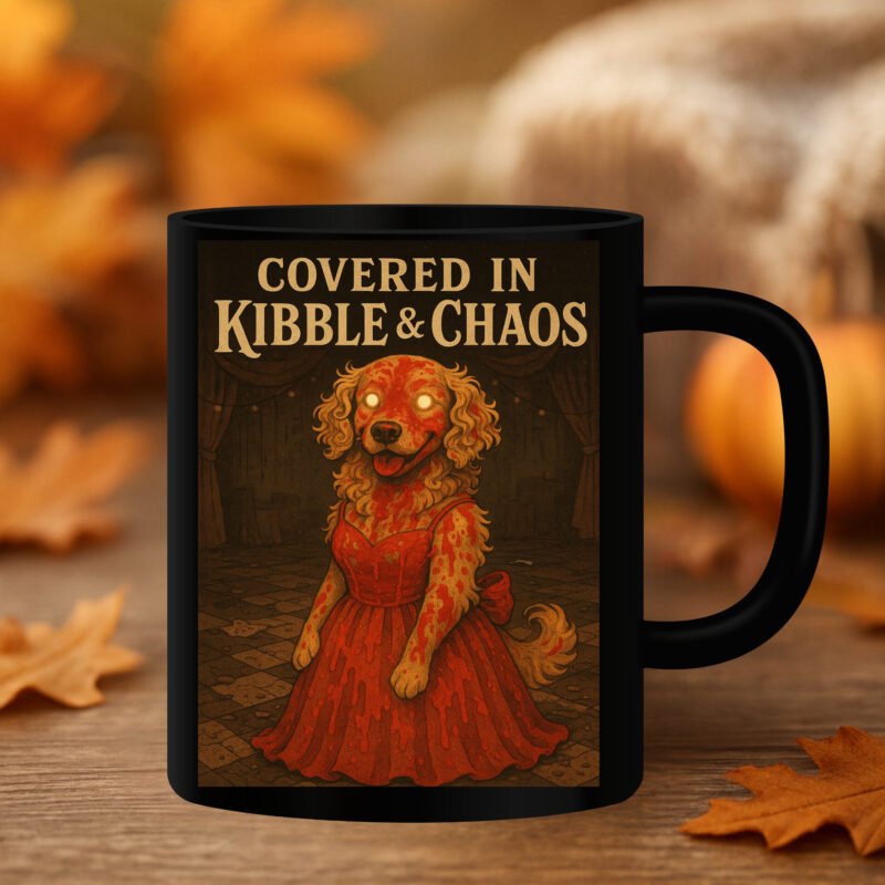 Halloween dog mug