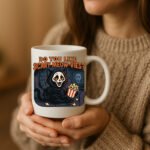 Halloween cat mug